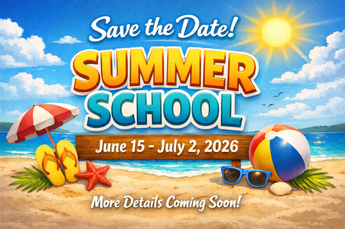 Summer School Save the Date